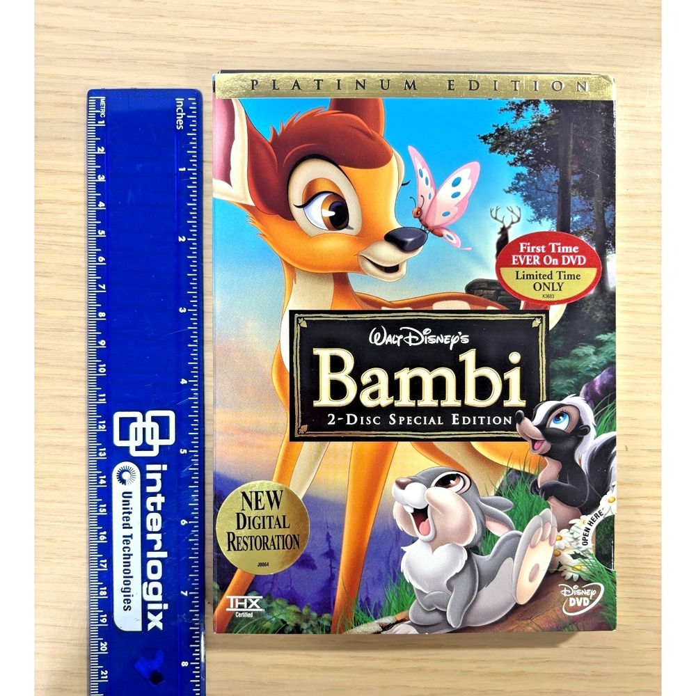 Disney Bambi Platinum Edition 2-Disc DVD Special Edition Complete 2005